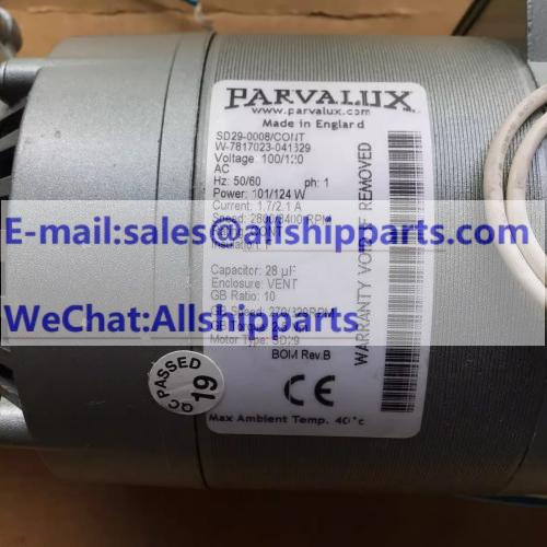 Marine wiper motor PARVALUX SD29-0008_CONT 110VA